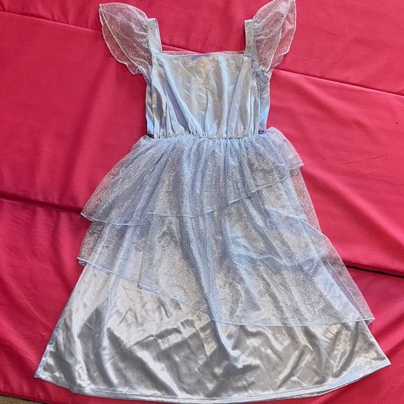 Disney Frozen Sparkling Blue Nightgown.  Size 6X. - Picture 4 of 4